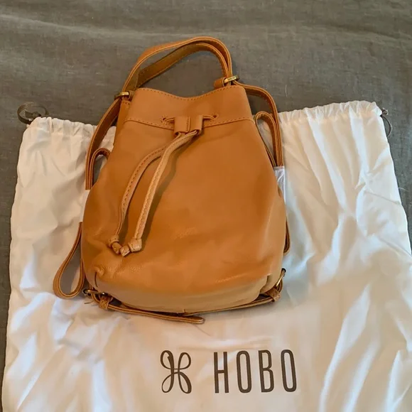 NWT HOBO Ramble Butterscotch Leather Convertible Backpack & Shoulder Bag Camel Leather Convertible Backpack Shoulder Bag – Ruby Leather main image 2